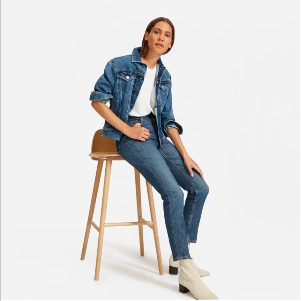 EUC Everlane Japanese Denim Cheeky Jean (high-rise, ankle-length) size 27